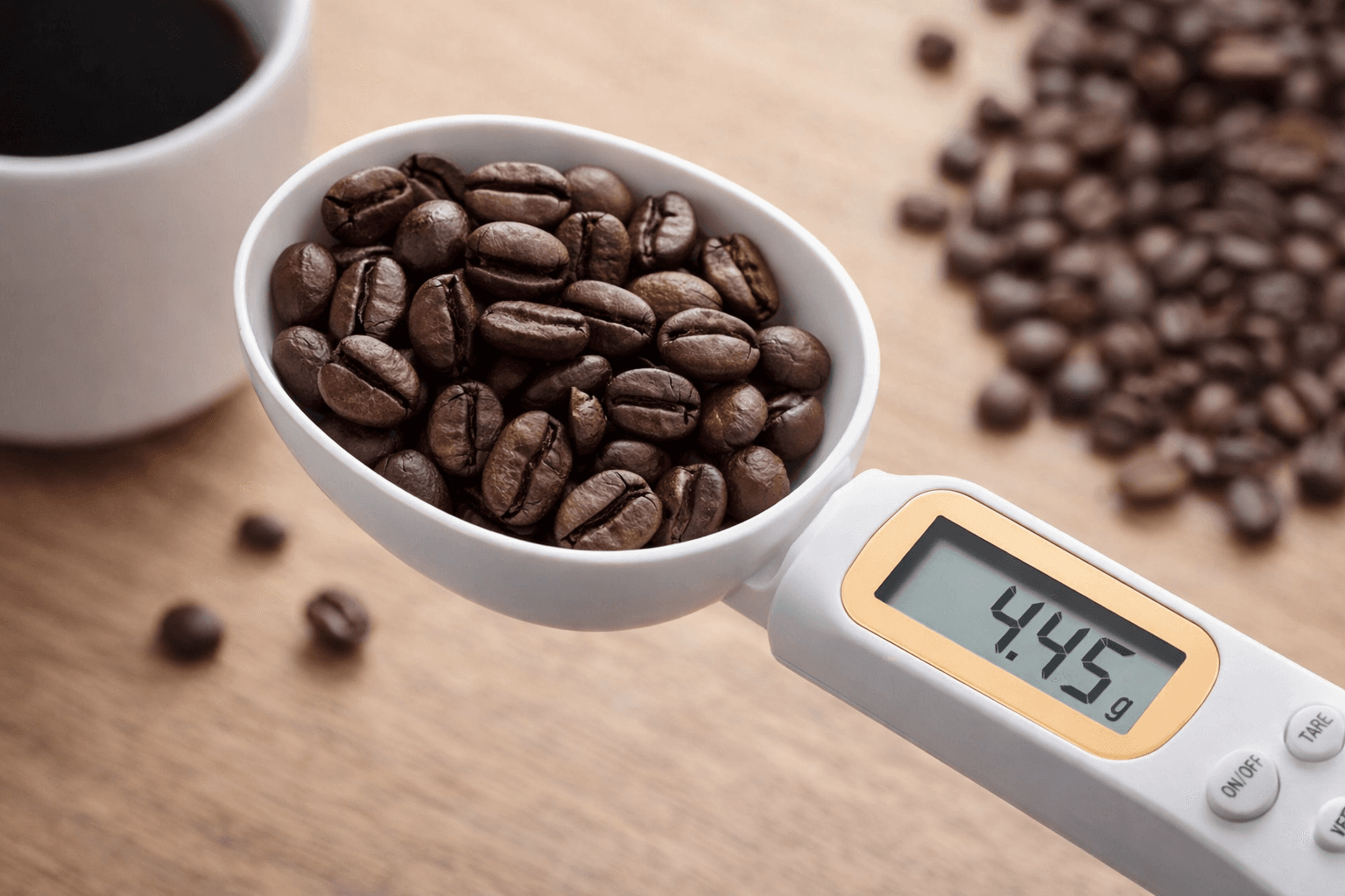 Elekroniczna Łyżka z Wagą LCD do Kawy i Przypraw (Dokładność 0.1g)